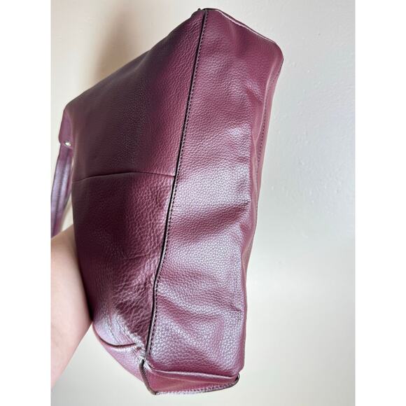 NWT Sanctuary BleekerTote Handbag Purse Plum Brandy Leather Tassel MSRP $198 - Picture 5 of 10
